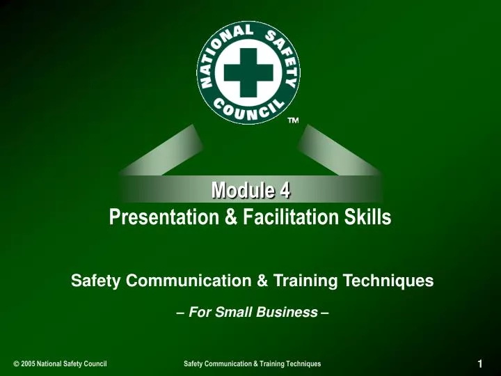 module 4 presentation facilitation skills