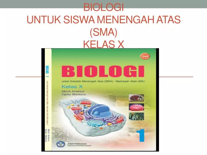 biologi untuk siswa menengah atas sma kelas x