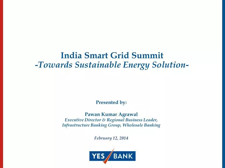 india smart grid summit towards sustainable energy solution