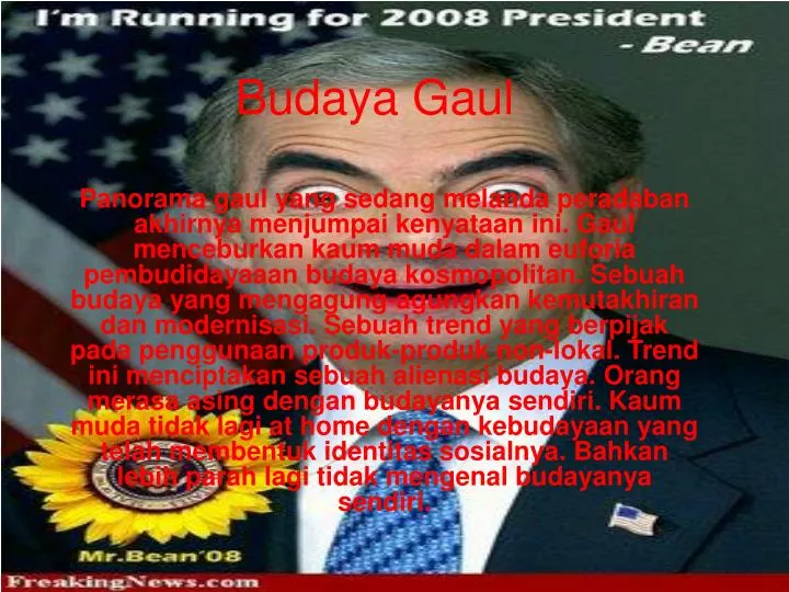 budaya gaul