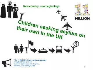 Children seeking asylum on their own in the UK