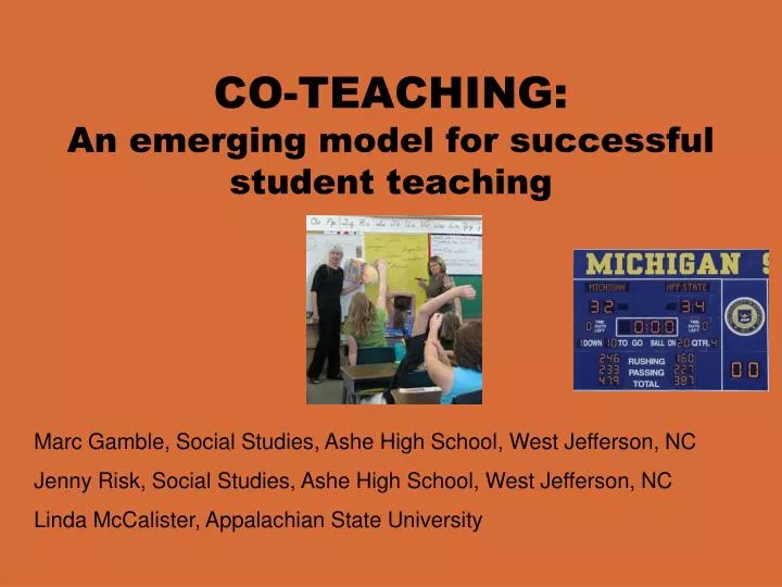 co teaching an emerging model for successful student teaching
