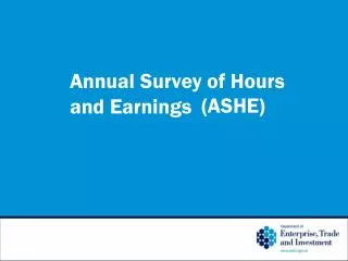 Annual Survey of Hours and Earnings