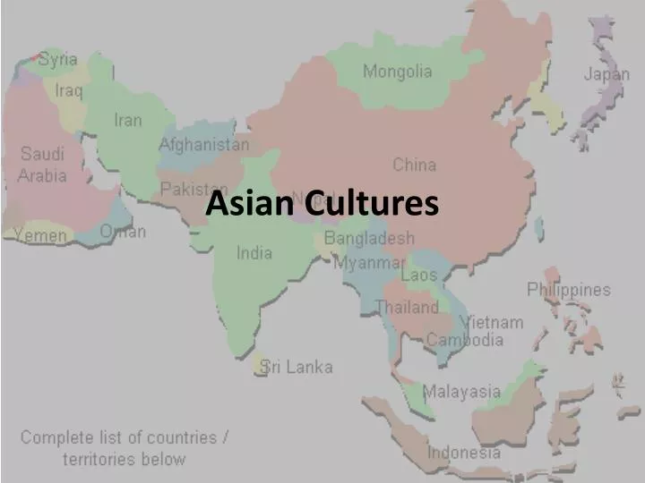 asian cultures