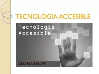 tecnologia accesible