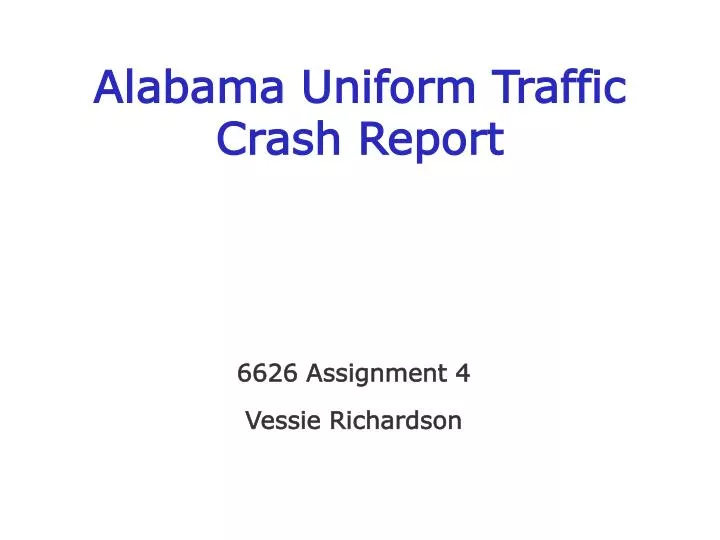 alabama uniform traffic crash report