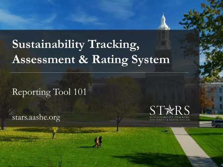 sustainability tracking assessment rating system