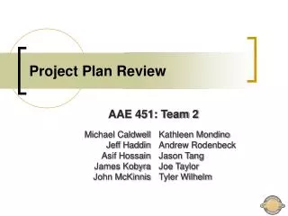 Project Plan Review