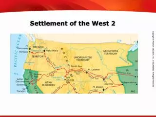 Settlement of the West 2