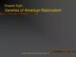 Chapter Eight: Varieties of American Nationalism - slide 1