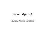 Honors Algebra 2 - slide 1
