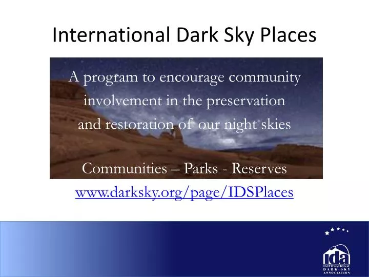 international dark sky places