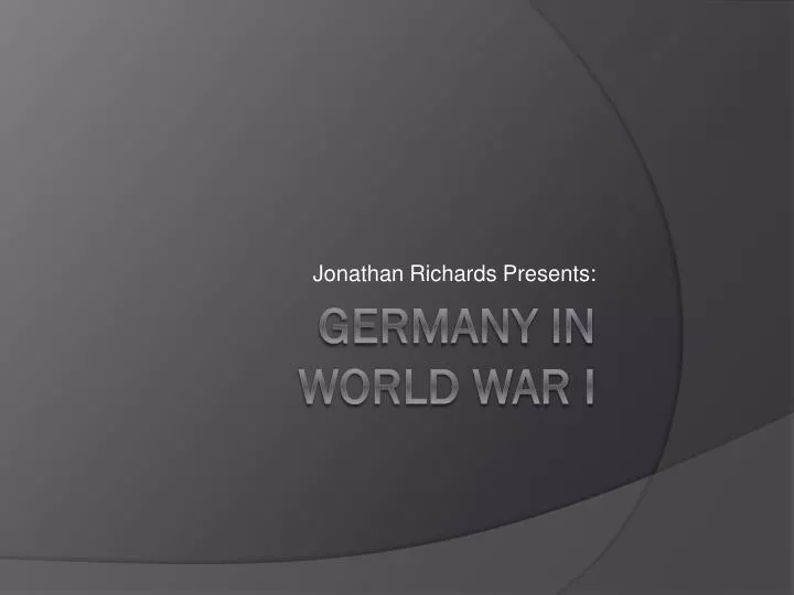 jonathan richards presents