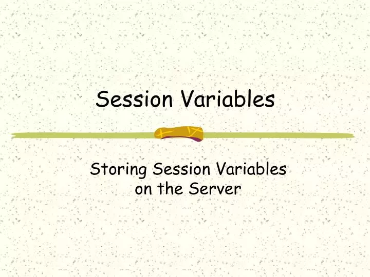 session variables