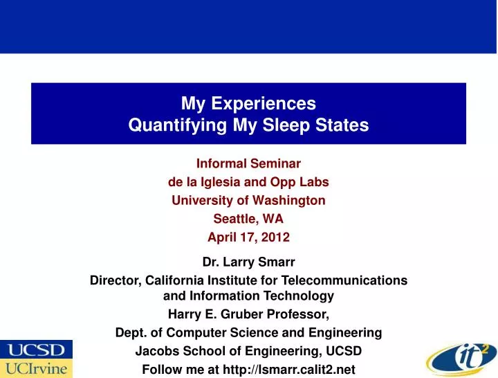 my experiences quantifying my sleep states