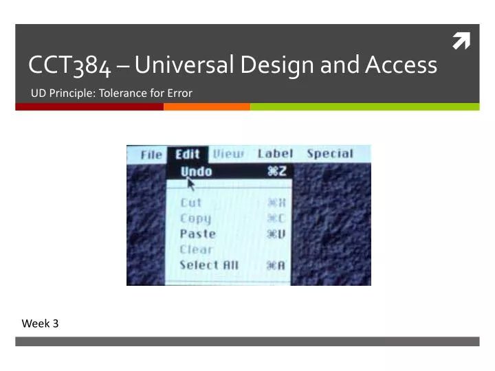 cct384 universal design and access