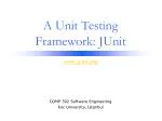 A Unit Testing Framework: JUnit