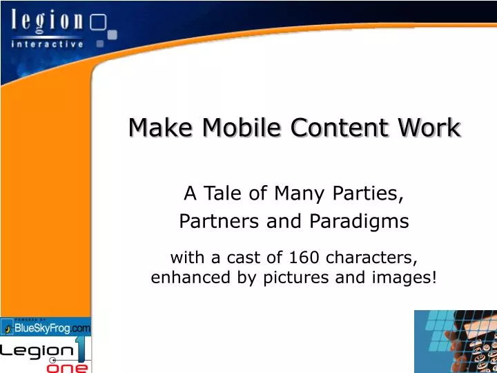 make mobile content work