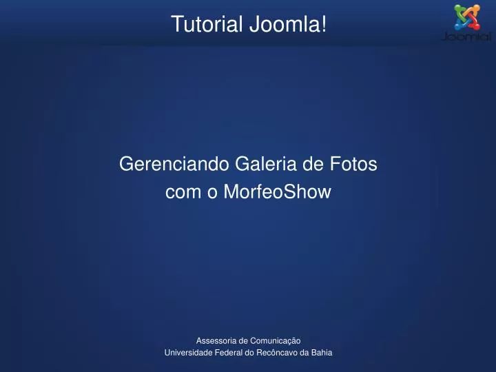 tutorial joomla