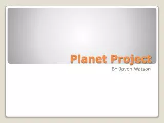 Planet Project