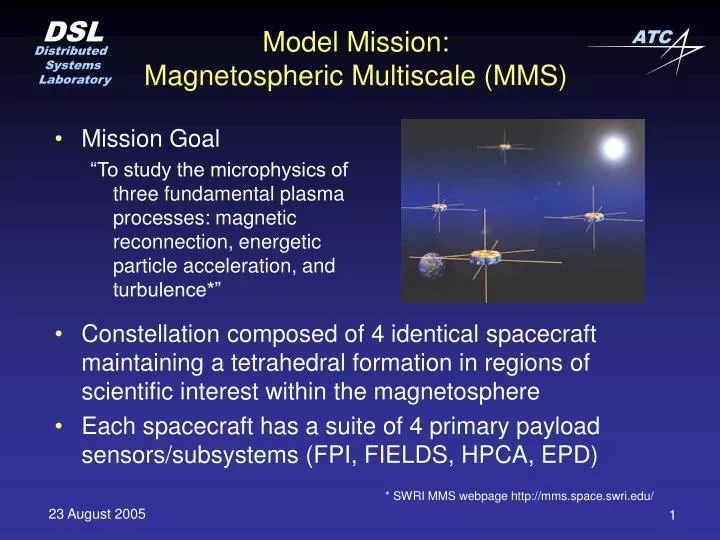 model mission magnetospheric multiscale mms