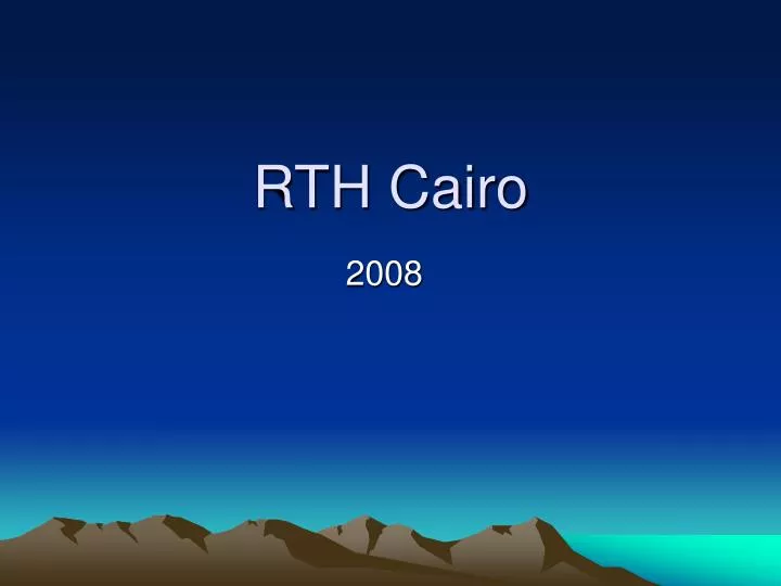 rth cairo