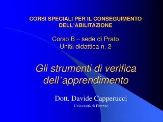 dott davide capperucci universit di firenze