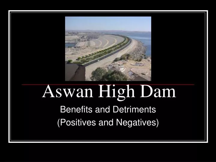 aswan high dam