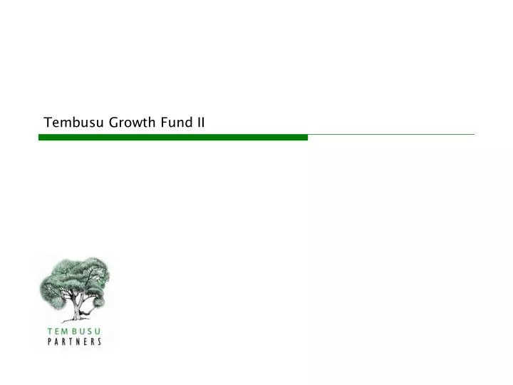 tembusu growth fund ii