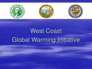 West Coast Global Warming Initiative