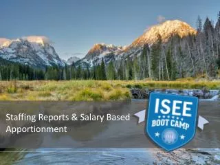 Staffing Reports &amp; Salary Based Apportionment