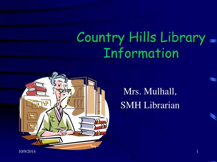 country hills library information