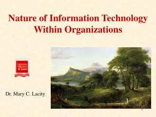Nature of Information Technology Within Organizations