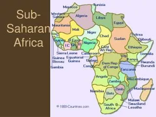 Sub-Saharan Africa