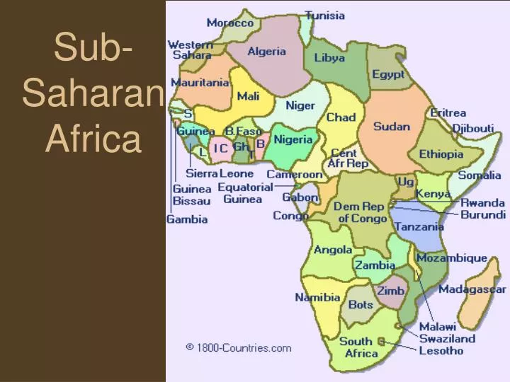 sub saharan africa