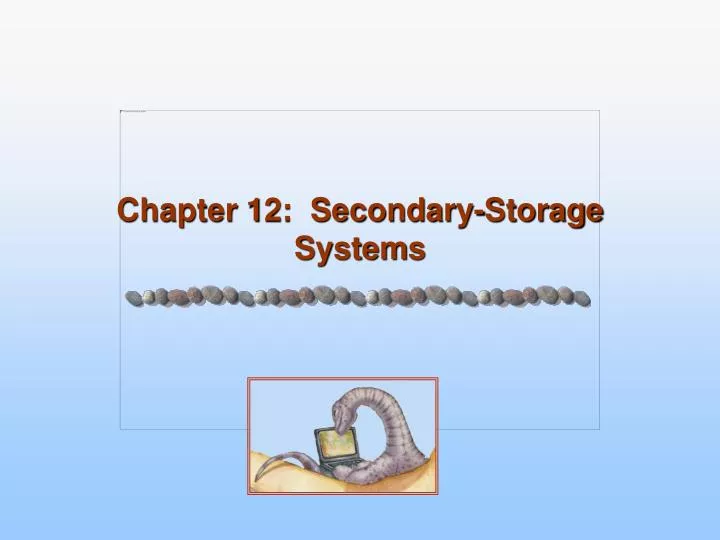 chapter 12 secondary storage systems