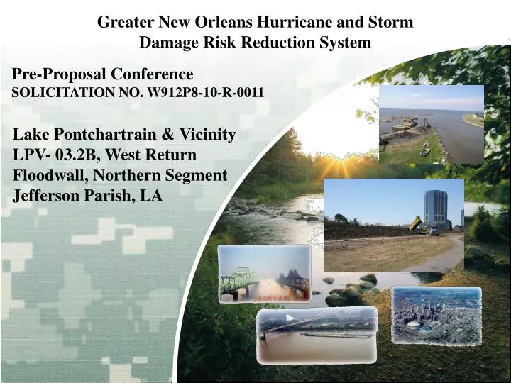greater new orleans hurricane and storm damage risk reduction system