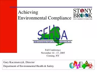 Achieving Environmental Compliance