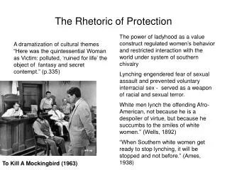 The Rhetoric of Protection