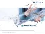 Thales Naval UK - slide 1