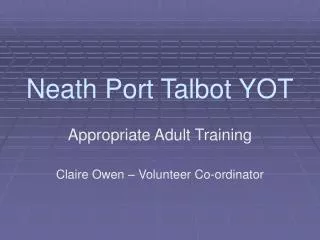 Neath Port Talbot YOT