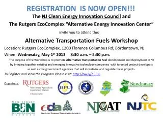 The NJ Clean Energy Innovation Council and