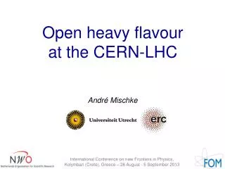 Open heavy flavour at the CERN-LHC