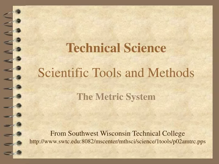 technical science scientific tools and methods