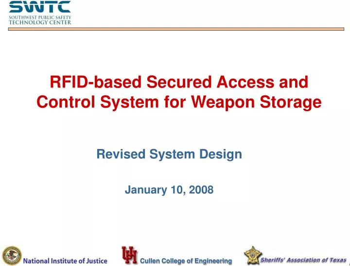 rfid based secured access and control system for weapon storage