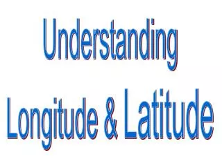 Understanding Longitude &amp; Latitude