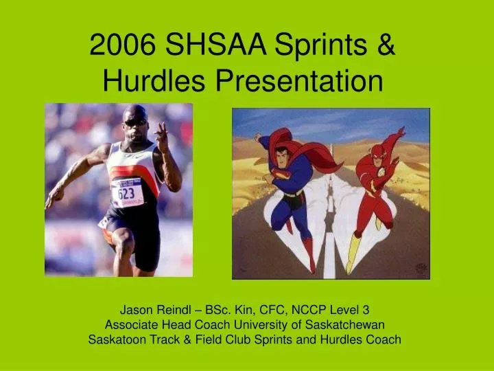 2006 shsaa sprints hurdles presentation