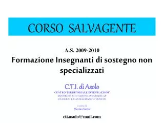 corso salvagente
