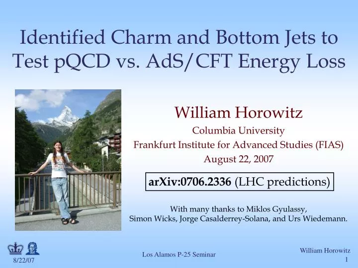 identified charm and bottom jets to test pqcd vs ads cft energy loss