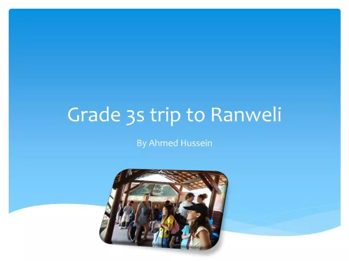 grade 3s trip to ranweli